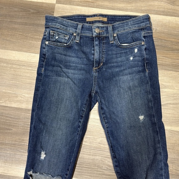 Joe's Jeans Blue Skinny ankle Distressed Denim size 25 - Picture 4 of 11